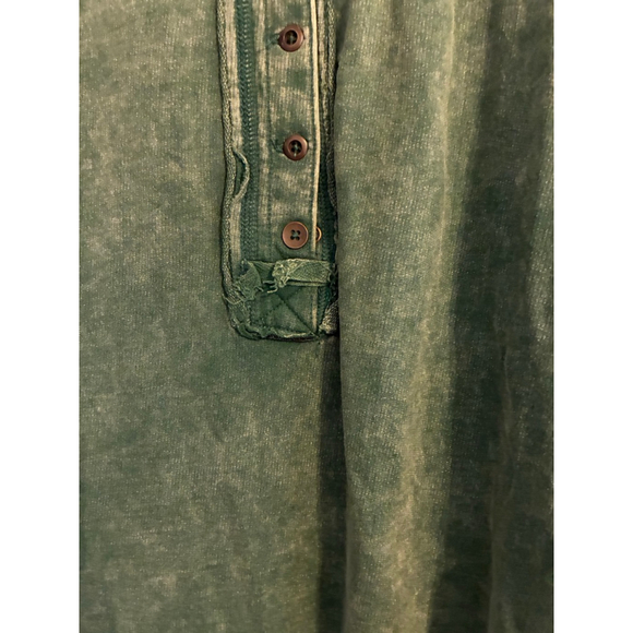 0122 NWOT Zenana stone washed dark green tank top. Grunge Size Medium - Picture 5 of 10